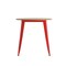 Flash Furniture 30 RD Dining Table Brown Poly Top/Red Frame JJ-T14623-80-BRRD-GG - alternate 7
